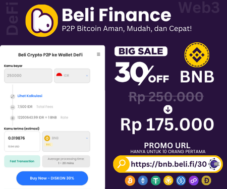 Diskon 30% Token BNB Hanya untuk 100 Orang Pertama: Kesempatan Emas yang Tak Boleh Dilewatkan!